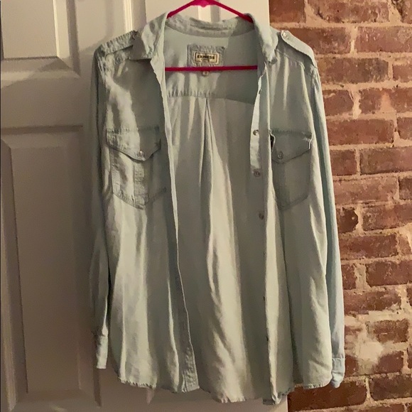 Express Jean Button Up - Picture 2 of 9